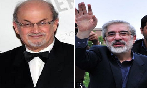 میرحسین موسوی و سلمان رشدی