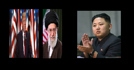 trump-iran-north-korea